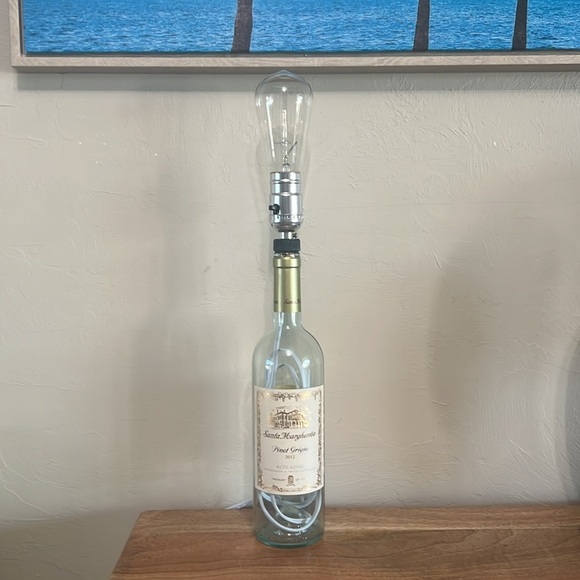 Wine bottle lamp Santa Margherita Pinot Grigio - Picture 5 of 6